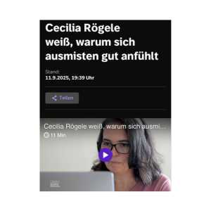 SWR Interview über Ordnung und Familie